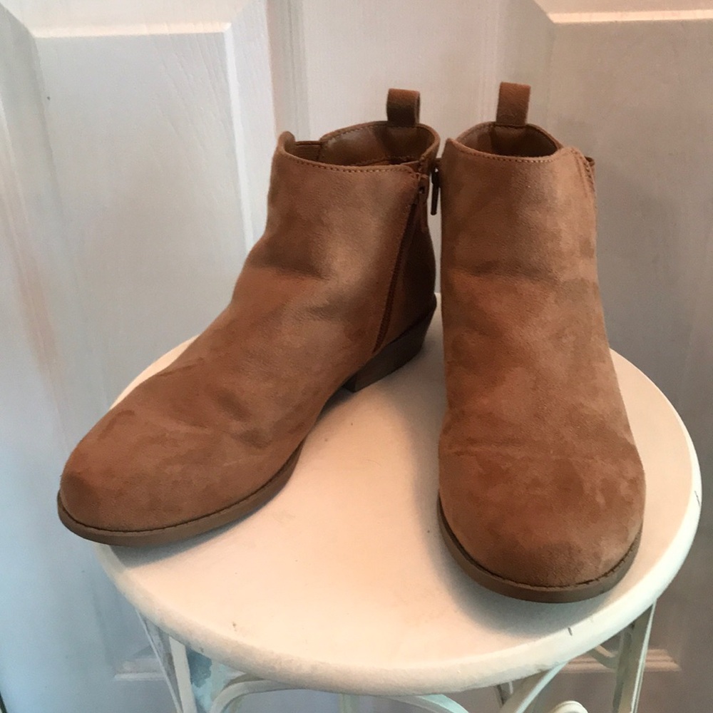 wonder nation Tan Girls' Ankle Boots